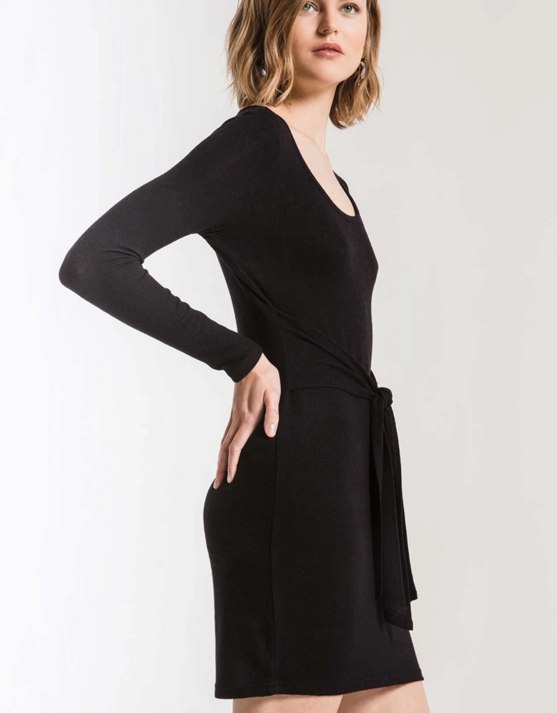 The Marled Wrap Front Dress