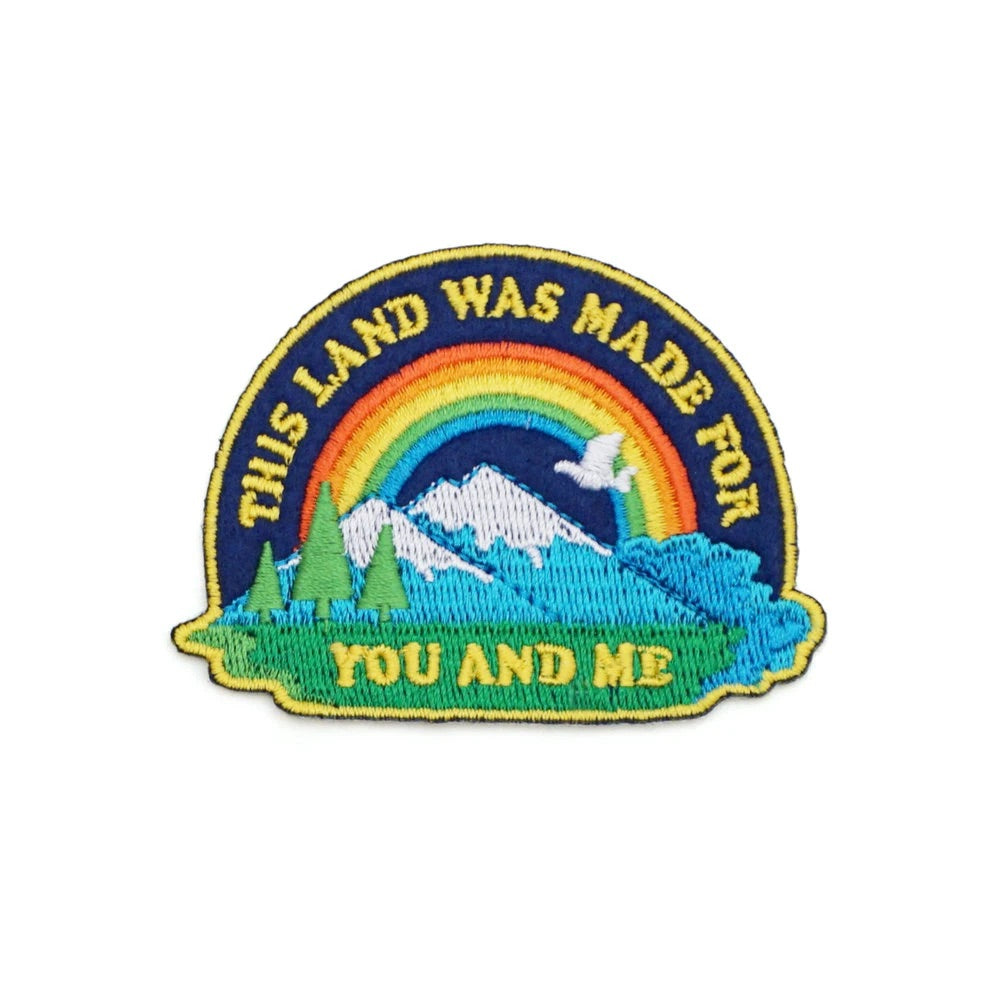 This Land Is Your Land Embroidered Patch
