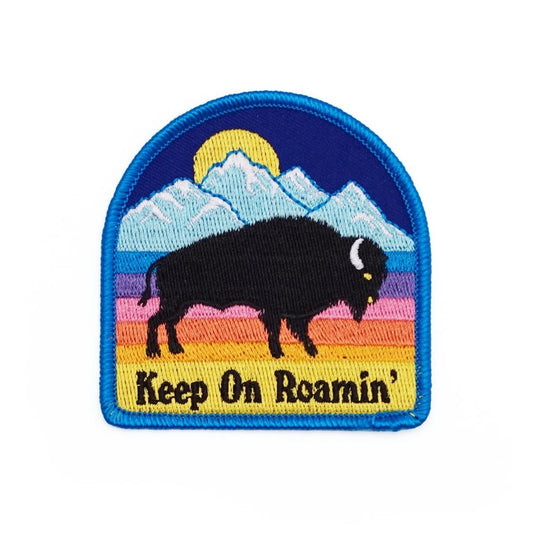 Bison Embroidered Patch