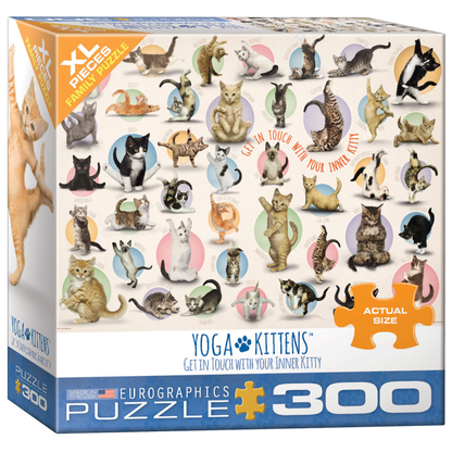 Yoga Kittens 300PC Puzzle