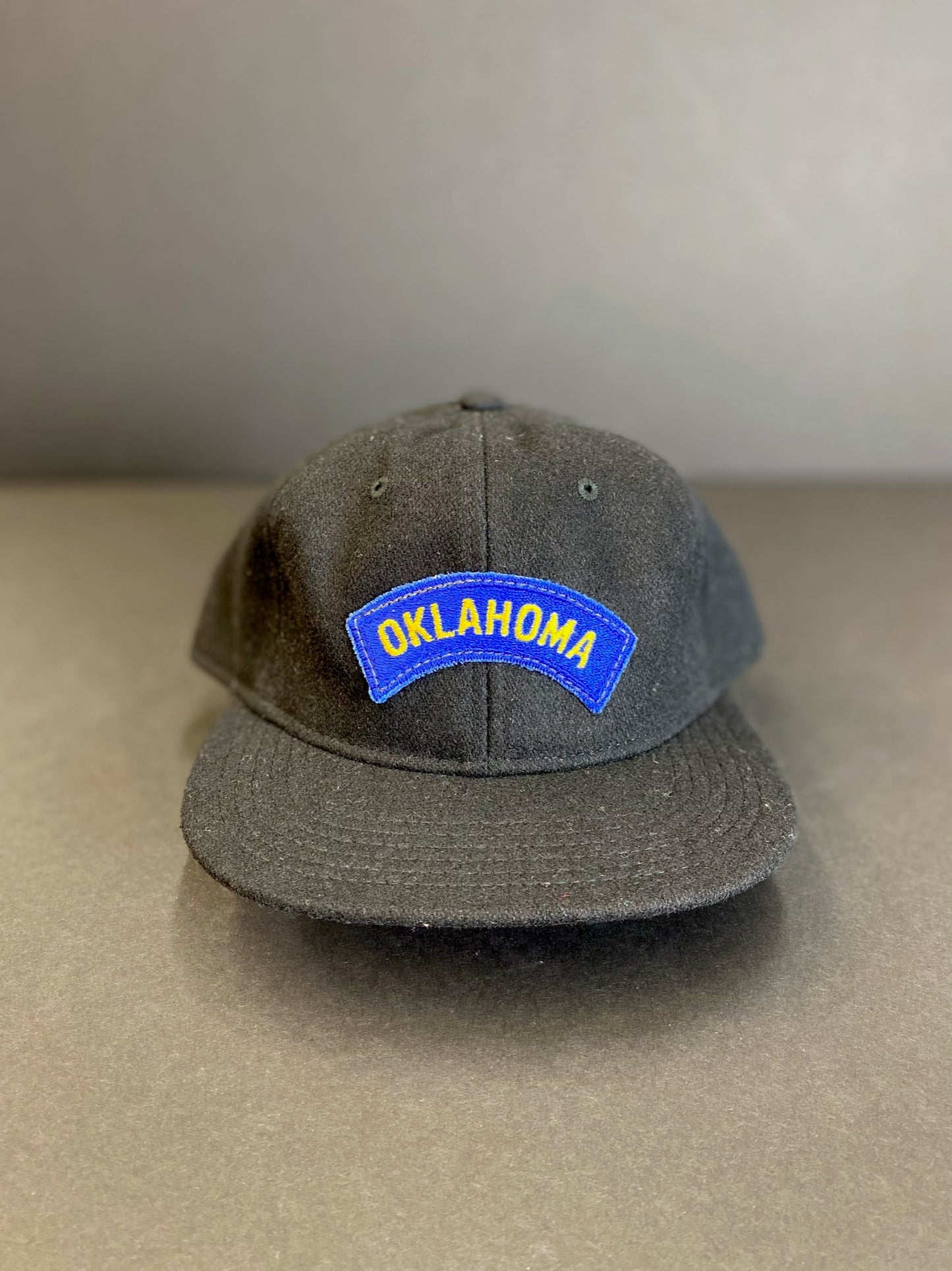 Blue Oklahoma Patch Hat