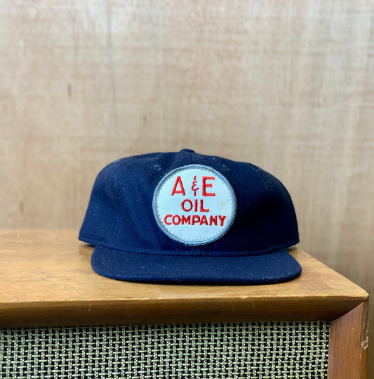 Vintage A&E Oil Company patch hat
