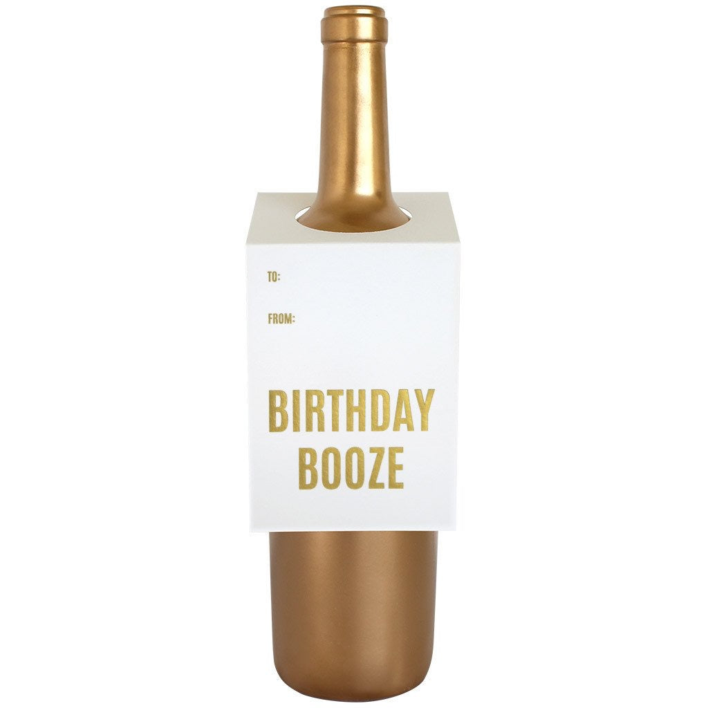 Birthday Booze Wine/Spirit Tag