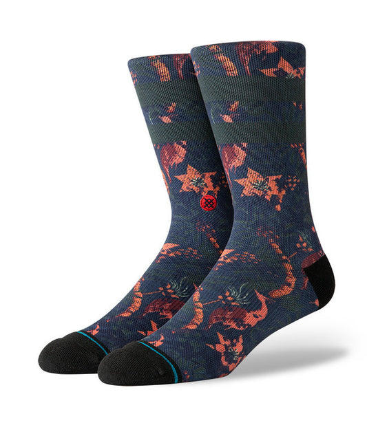 Snake Skin Crew Socks