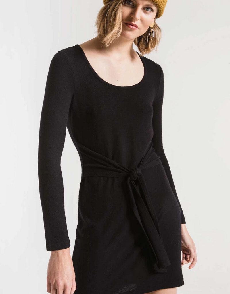 The Marled Wrap Front Dress