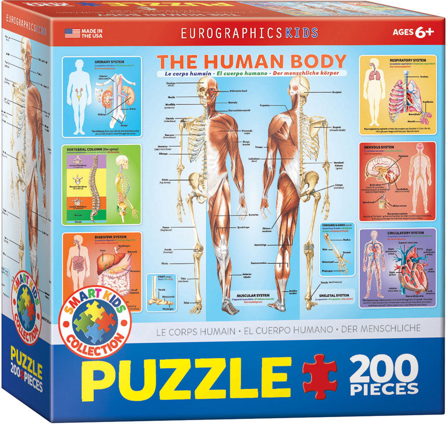 The Human Body 200PC Puzzle