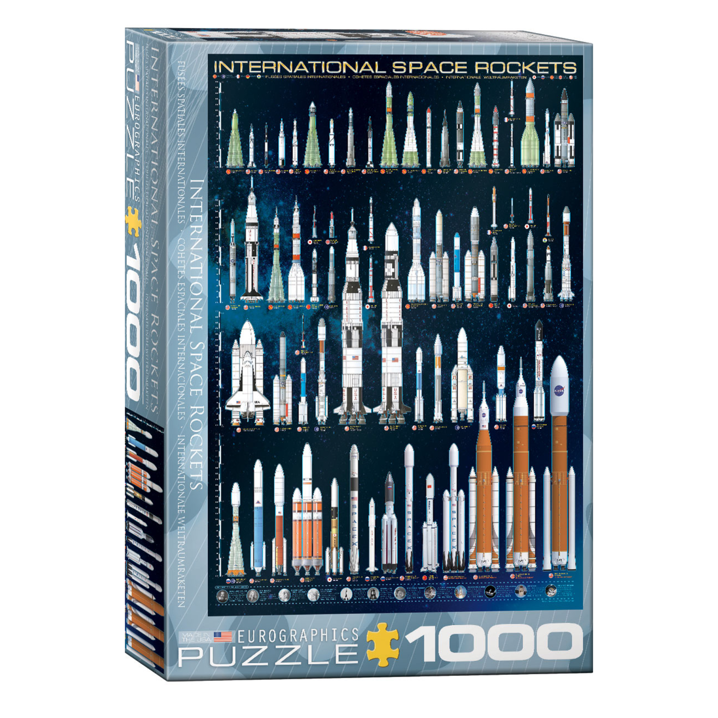 International Space Rockets 1000PC Puzzle