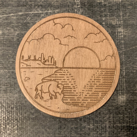 Wood Sticker - Maple