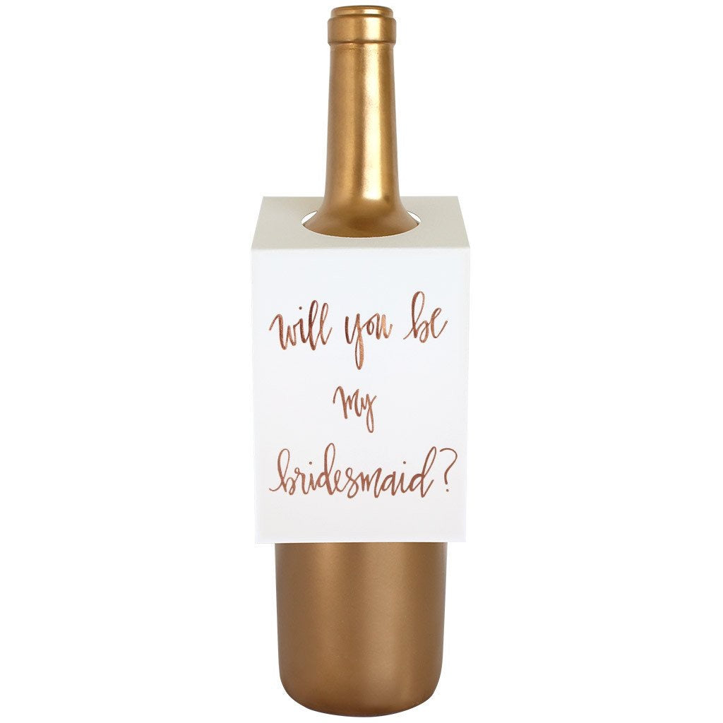 Bridesmaid Wine/Spirit Tag