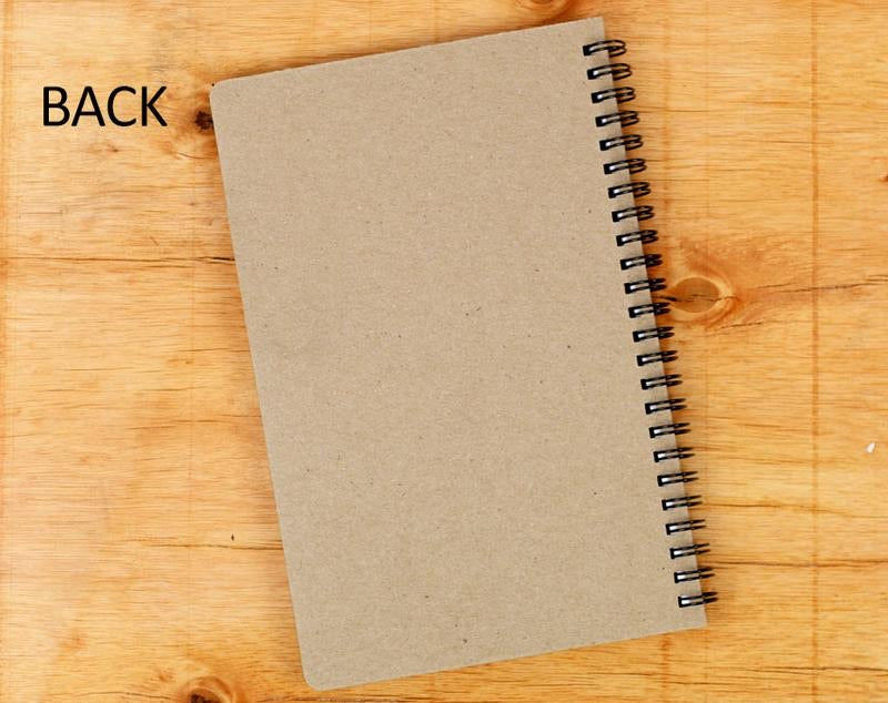 Backerton Spiral Notebooks-Skull