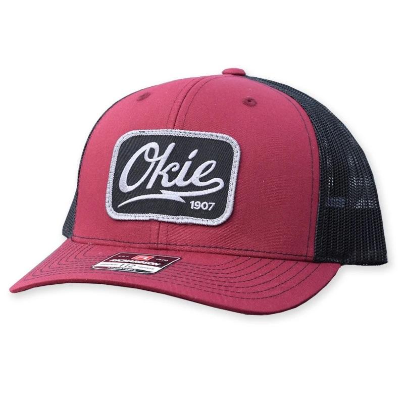 Okie Logo Trucker Hat - Maroon/Black