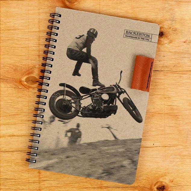 Backerton Spiral Notebook-Motorcycle
