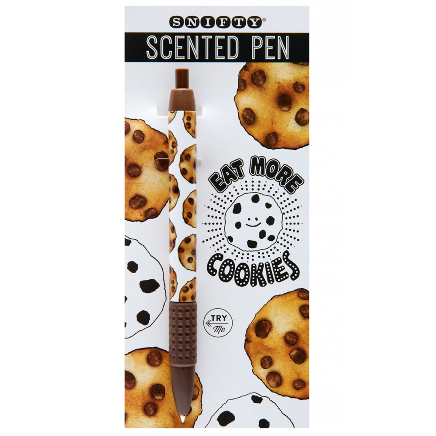 Eat More Cookies Carded Pen