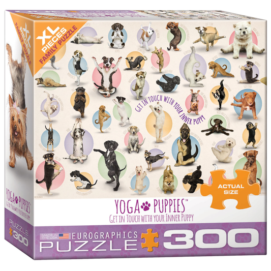 Yoga Puppies 300PC Puzzle