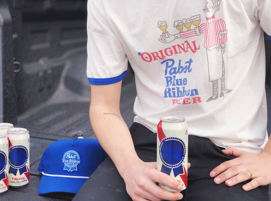 Vintage Fade Ringer - Pabst