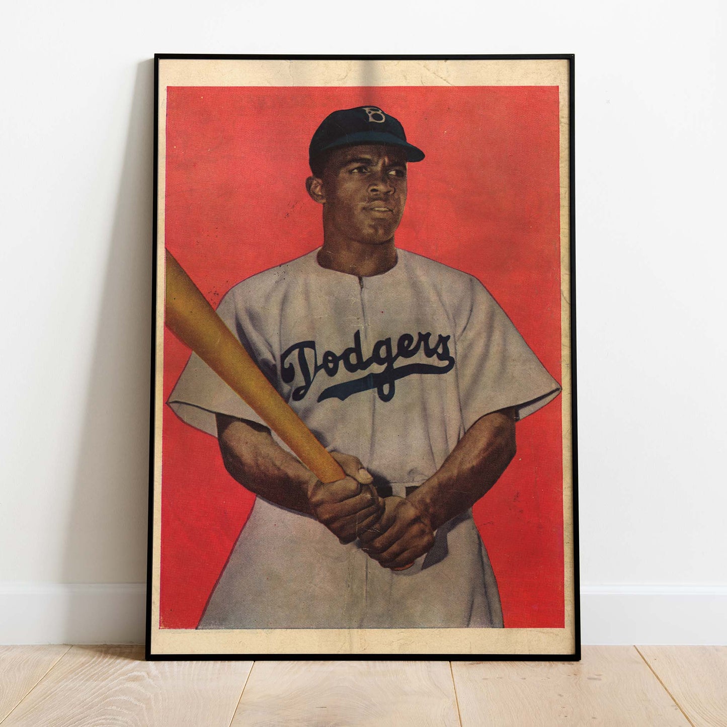 Vintage Jackie Robinson Print