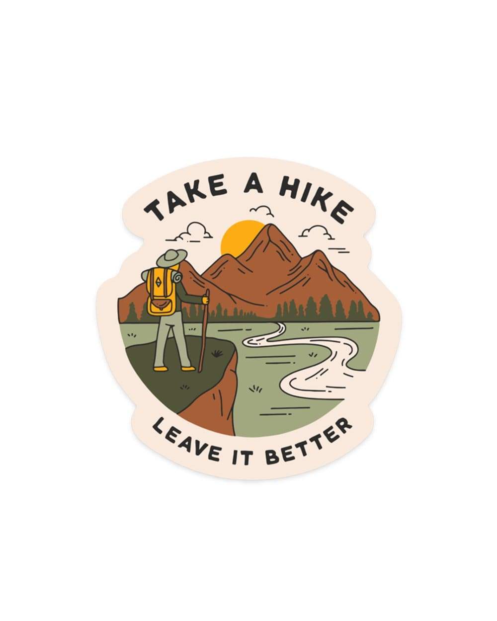 Hike More Sticker