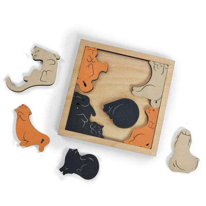 Cat Wooden Puzzle