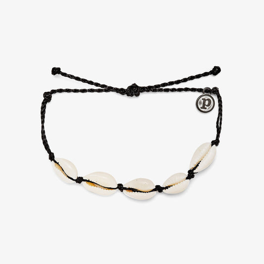 Knotted Cowries Braelet - Black