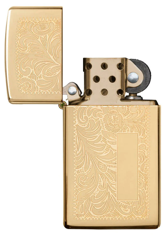 Zippo Slim Brass Venetian