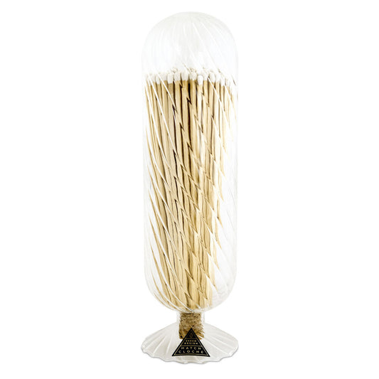 Helix Fireplace Match Cloche - White Tips