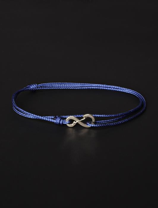 Blue Infinity Bracelet