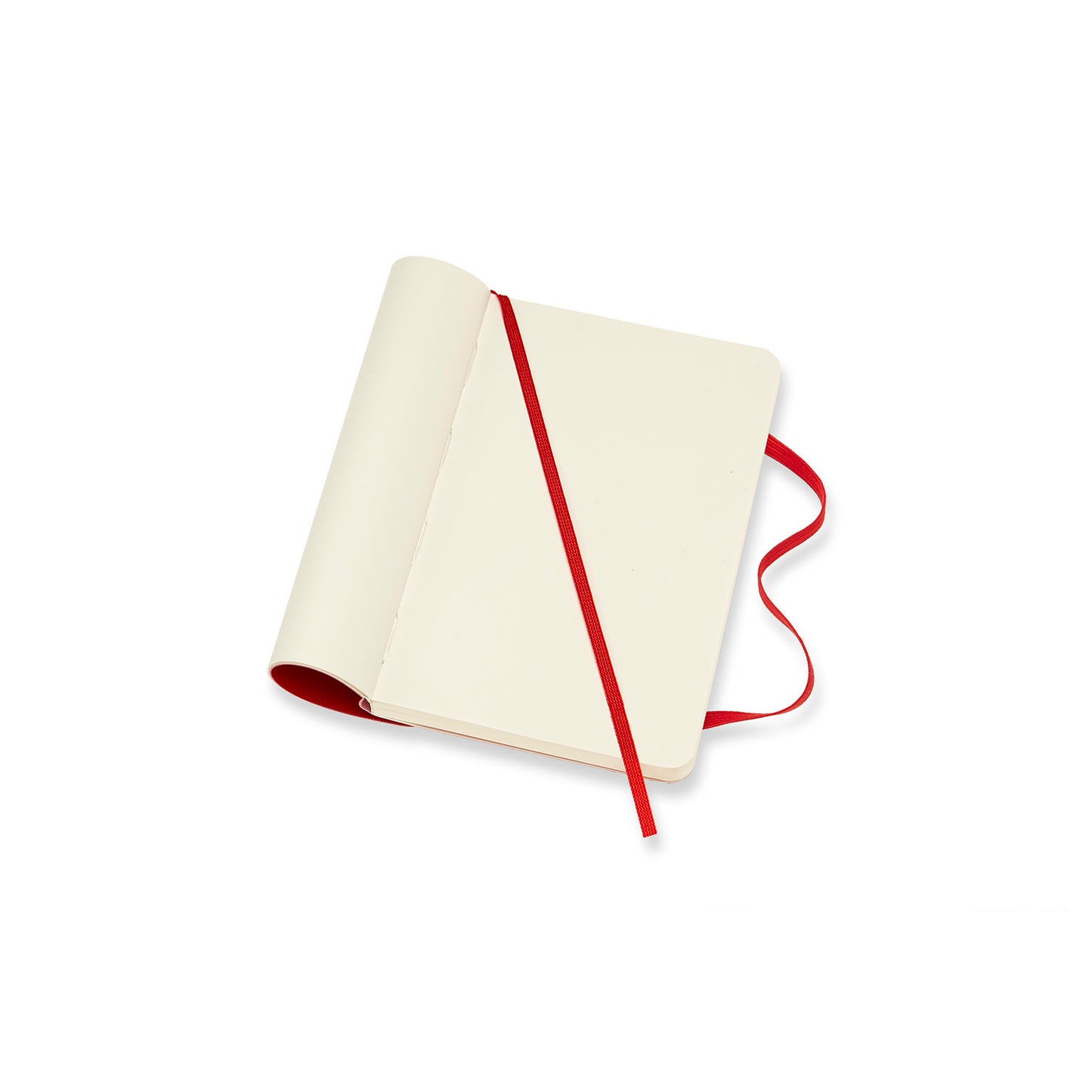 Classic Pocket Plain Soft Cover Notebook - Scarlet Red