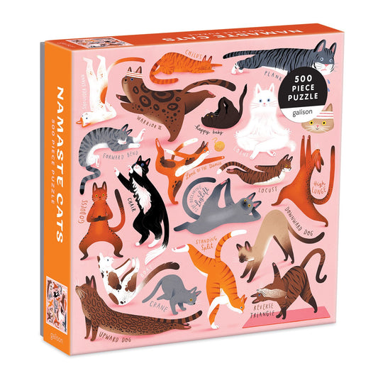 Namaste Cats 500pc Puzzle