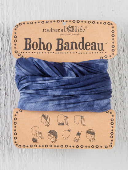 Natural Life Boho Bandeau - Tie-Dye Navy