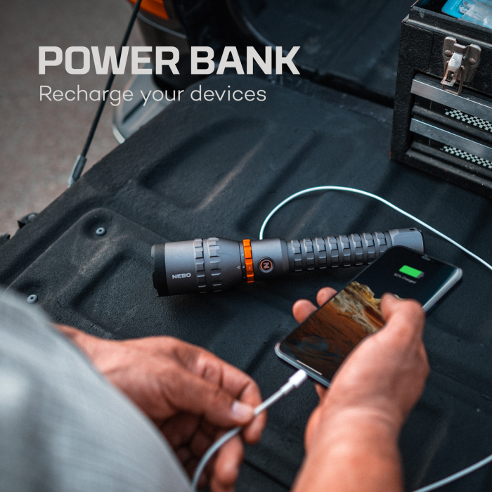 blue recharge flashlight Davinci 8000 – Blue Seven