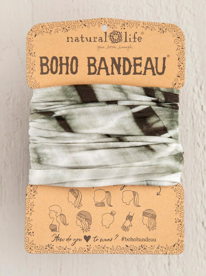 Natural Life Boho Bandeau - Olive Tonal Tie-Dye