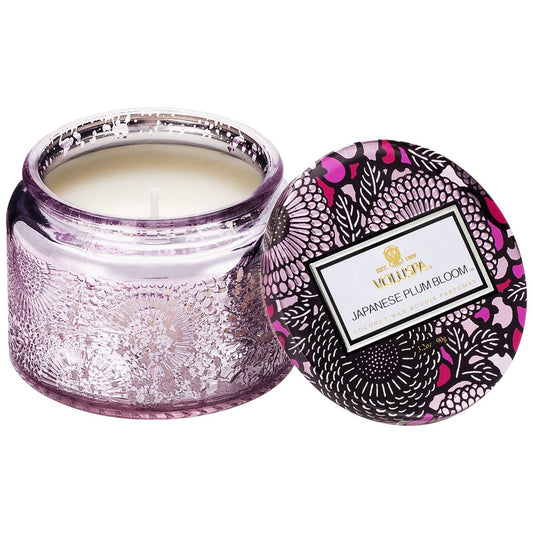 Petite Embossed Candle - Japanese Plum Bloom