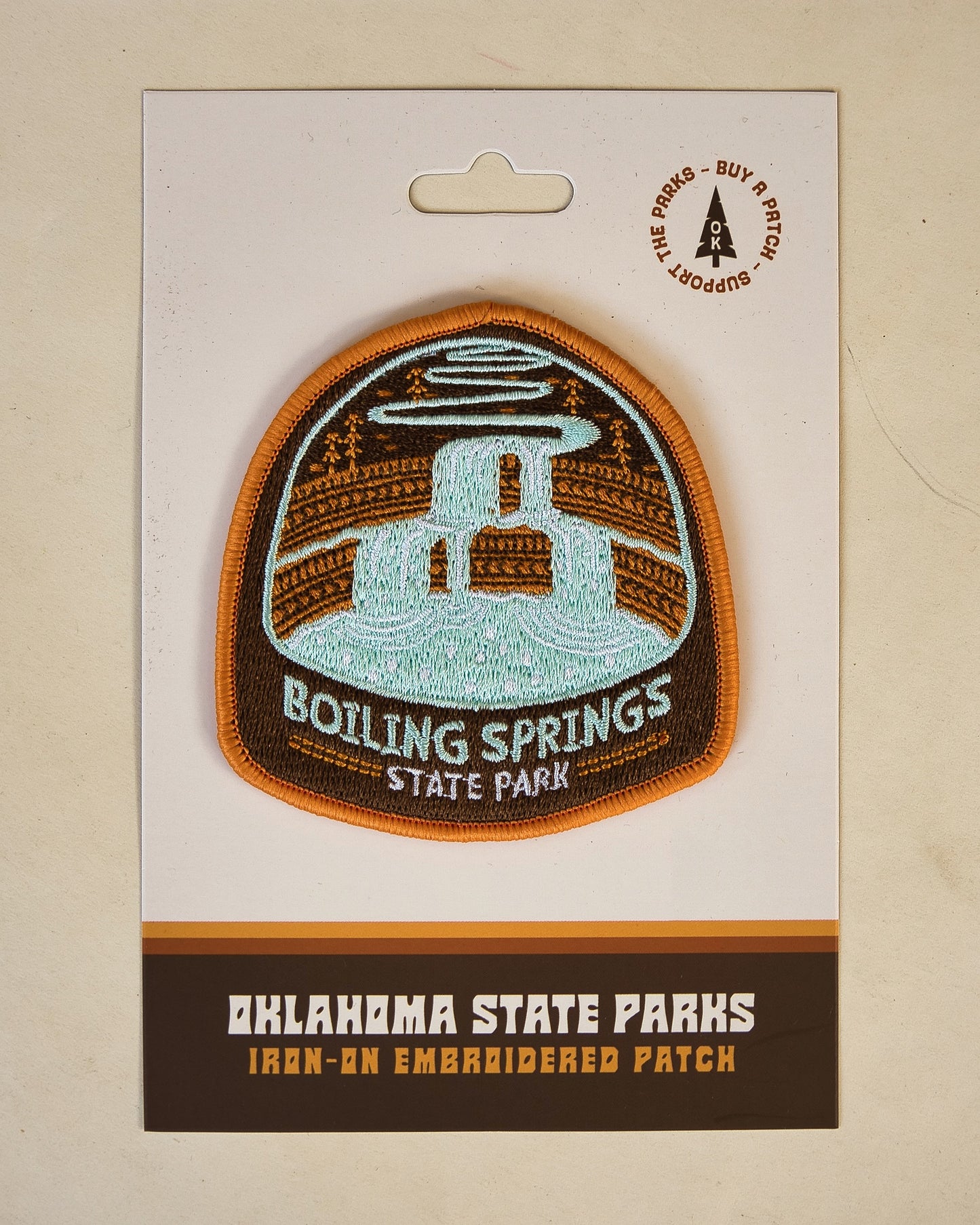 Boiling Springs Iron-On Patch