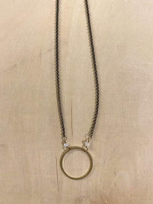 Moonstone Vesta Necklace