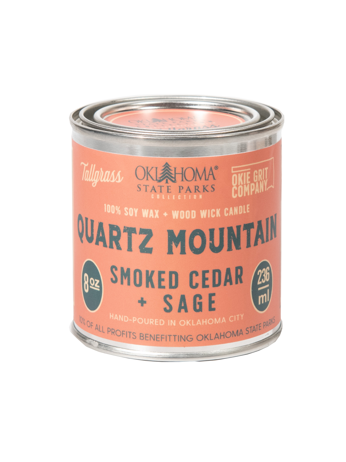 Quartz Mountain 8oz Soy Wax Candle