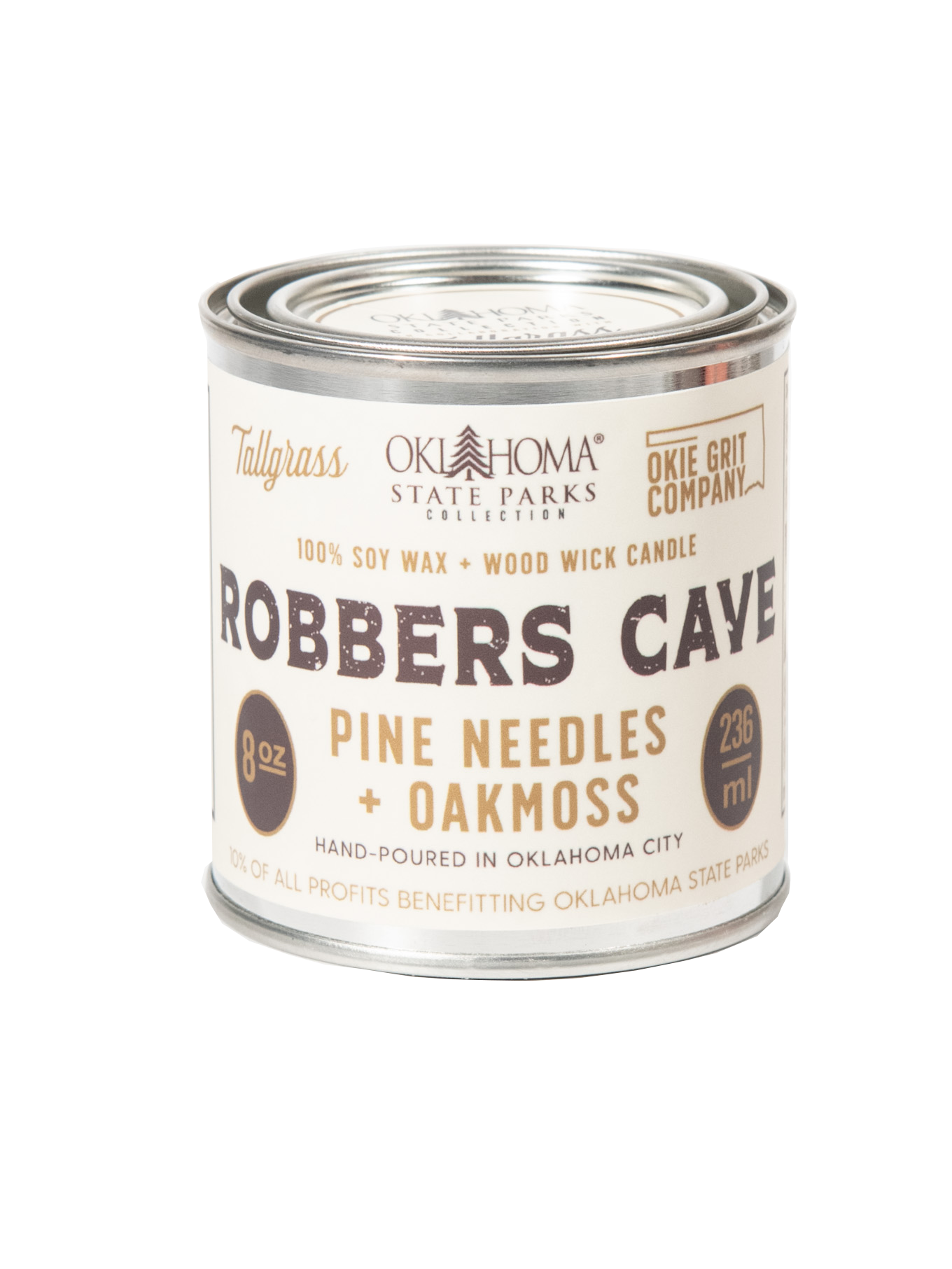 Robbers Cave 8oz Soy Wax Candle