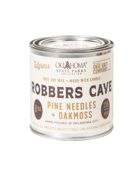 Robbers Cave 8oz Soy Wax Candle