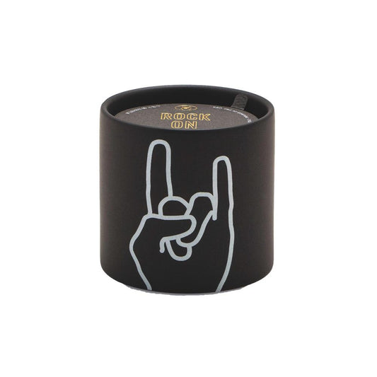 Impressions 5.75 oz Candle - Leather + Oakmoss "Rock On"