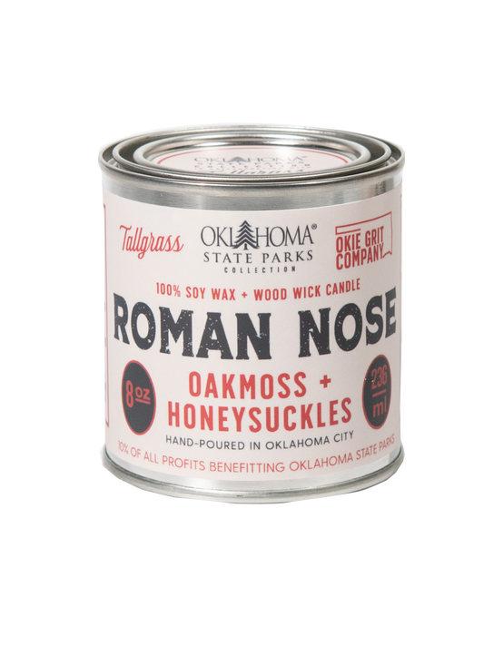 Roman Nose 8oz Soy Wax Candle