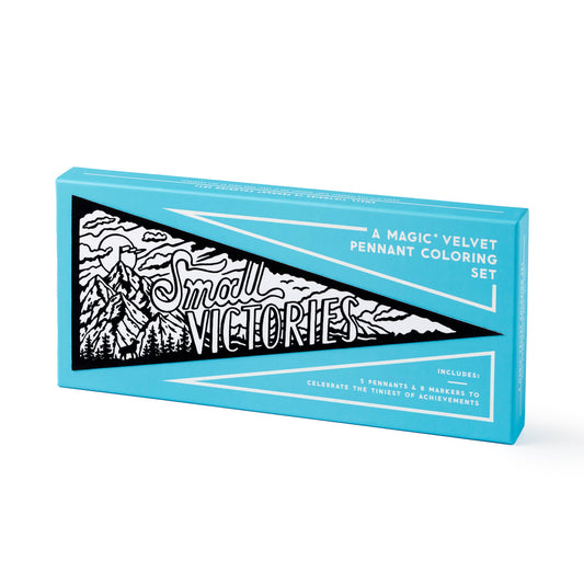A Magic Velvet Pennant Coloring Set