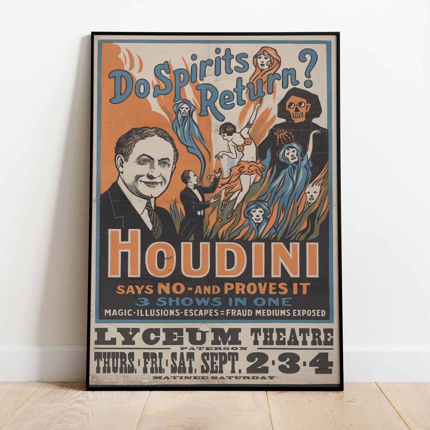 Vintage Houdini Spirits Print