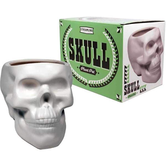 Bone Skull Planter