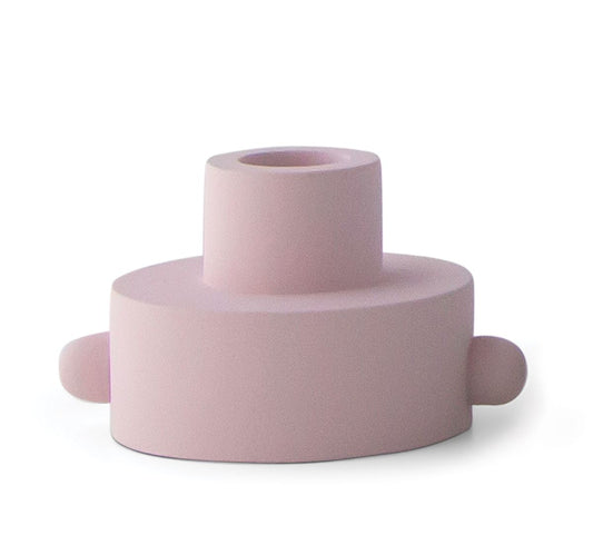 Taper + Tea Light Holder - Blush