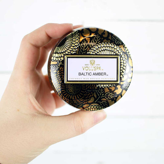 Petite Decorative Candle - Baltic Amber