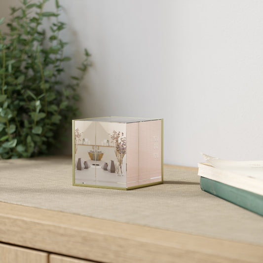 Ice Picture Frame - Matte Brass