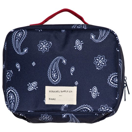 Herschel Pop Quiz Lunch Box Bandana Paisley Peacoat Barbados