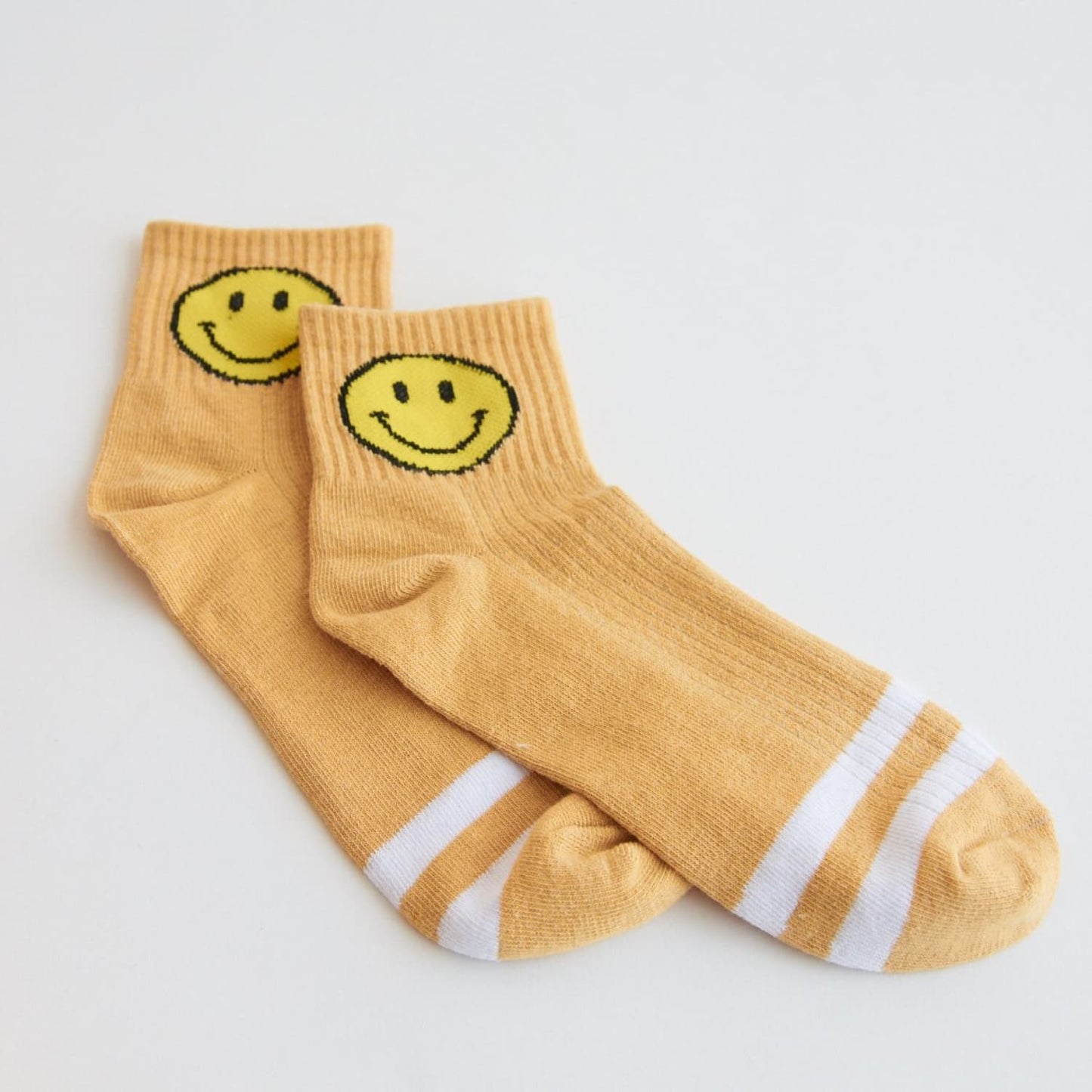 Smiley Sweat Socks - Yellow