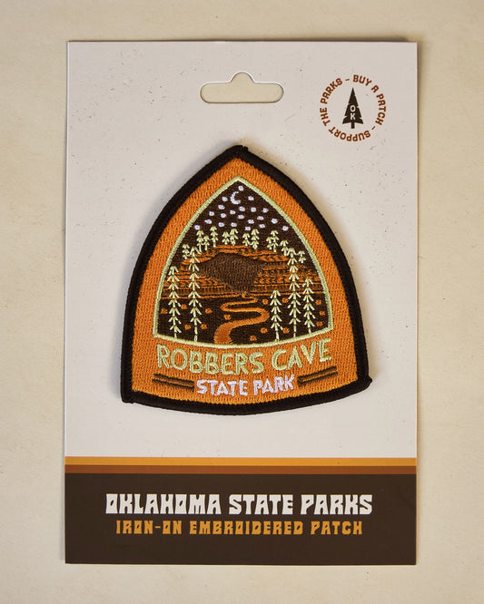 Robbers Cave Iron-On Patch